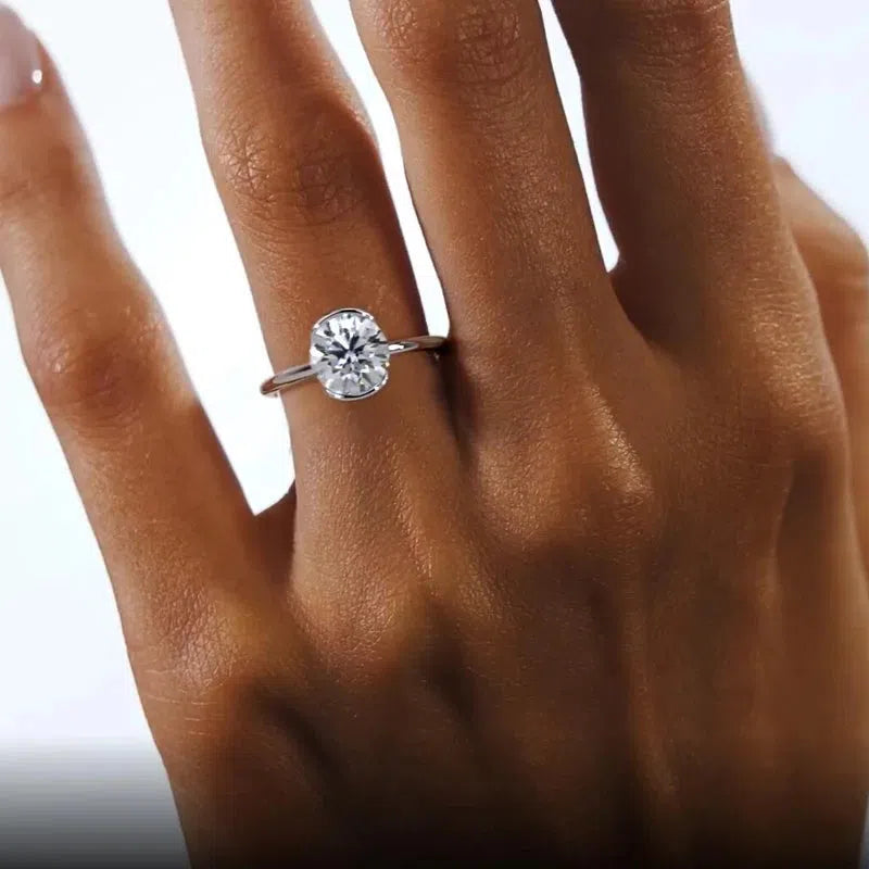 The Clarissa Moissanite Ring