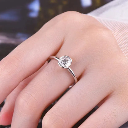 The Clarissa Moissanite Ring