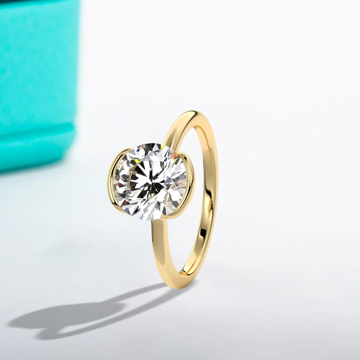 The Clarissa Moissanite Ring