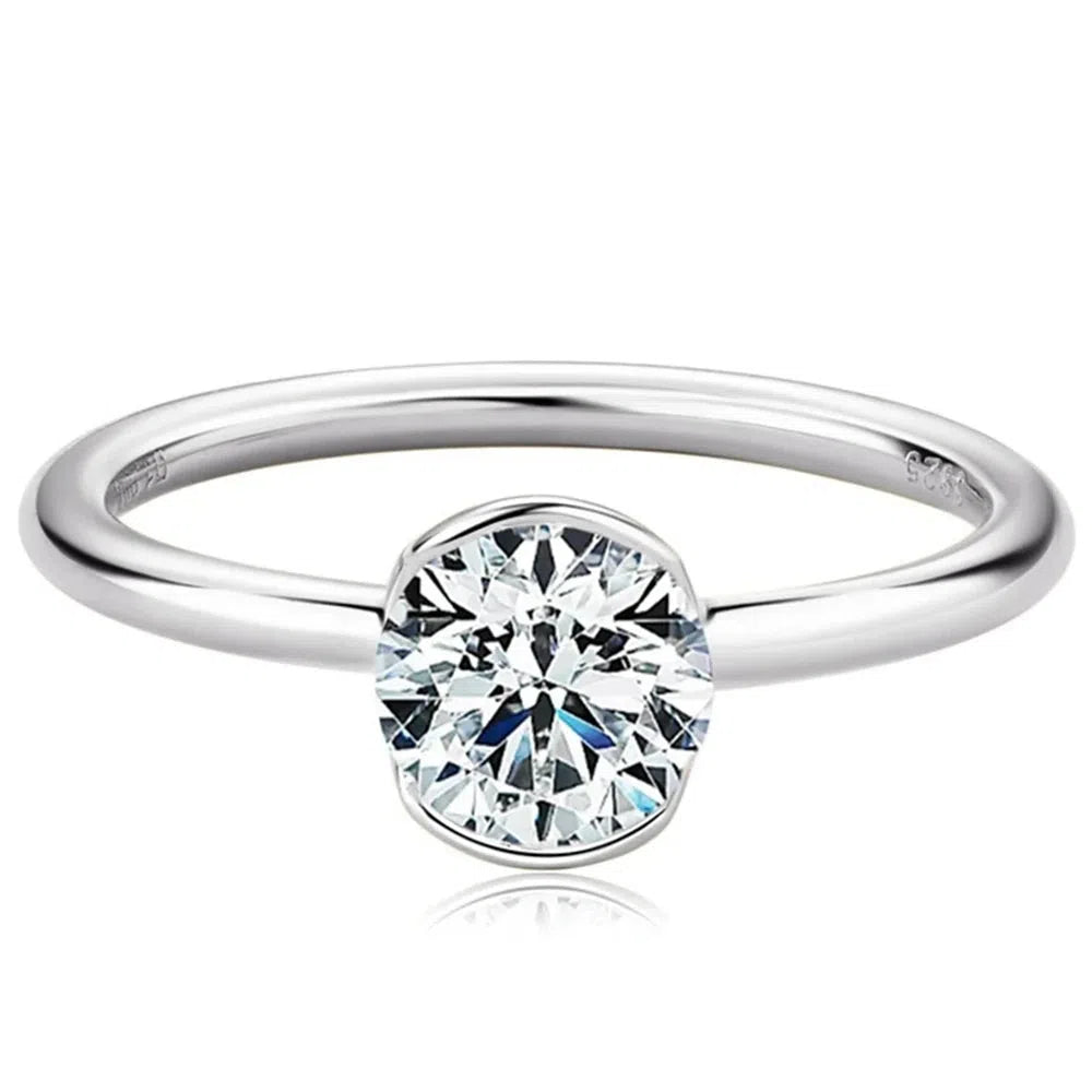 The Clarissa Moissanite Ring