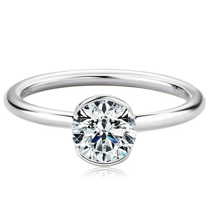 The Clarissa Moissanite Ring